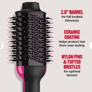 NEW Open Box Revlon One-Step Volumizer Hair Dryer and Hot Air Brush Black